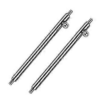 1 Pair 23mm Quick Release Spring Bar Watch Band Pin Lug Link with Push Button