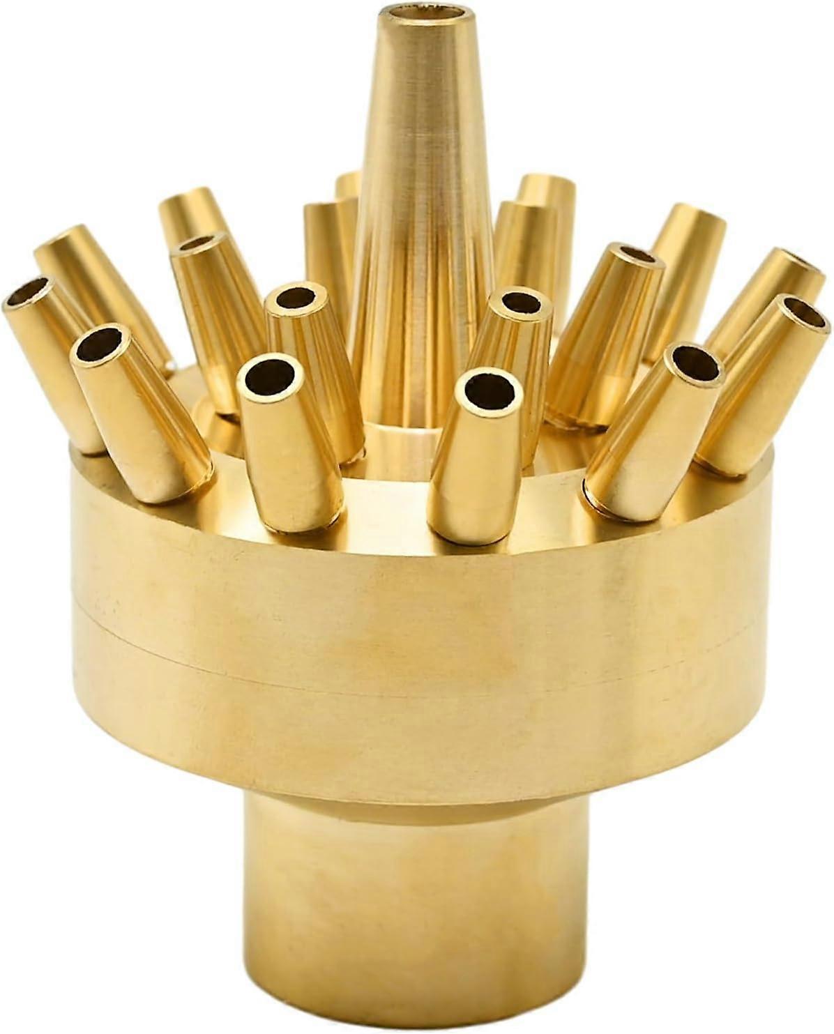 3-Tier Model Solid Brass Fountain Nozzle - 3 Tier Water Jet Spray Head