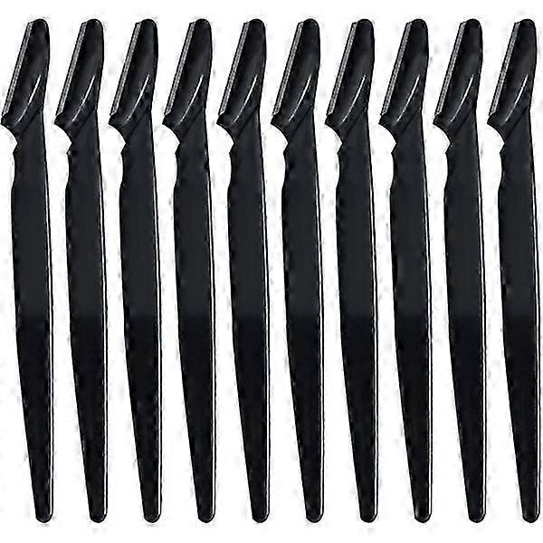 10x Eyebrow Razors - Black Black 2025