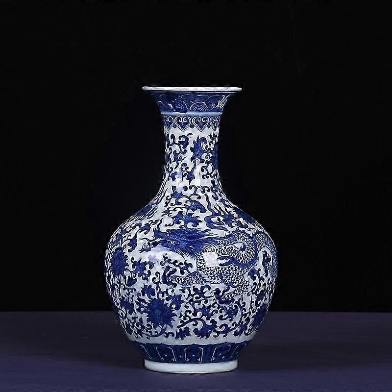 Dragon Patterned Chinese Traditional Vase