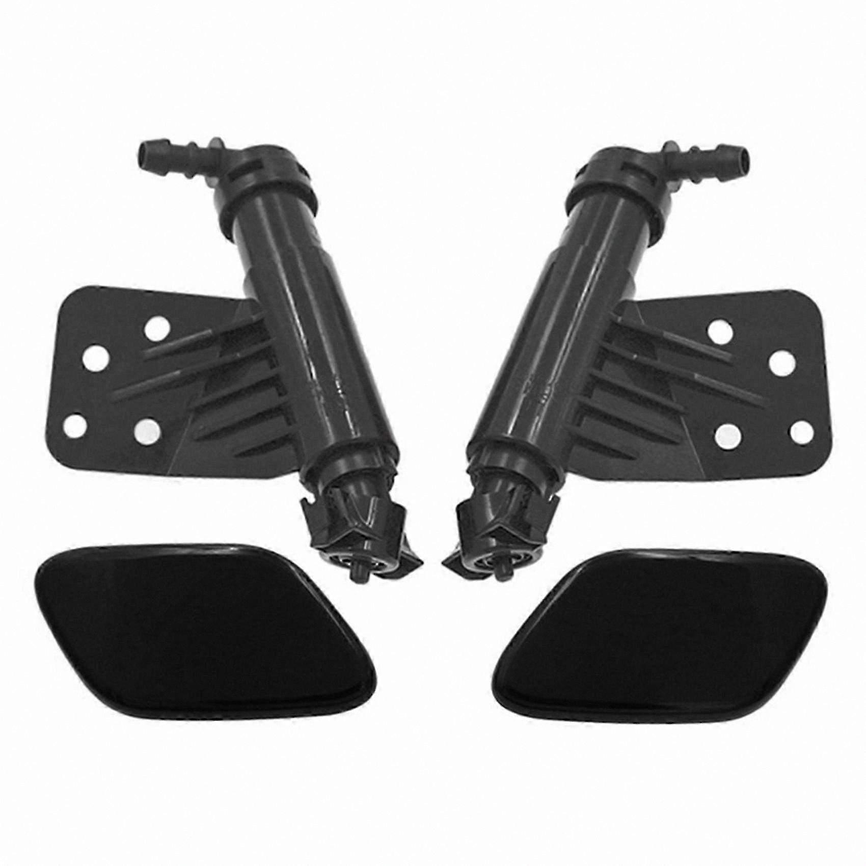 Headlight Washer Nozzle and Cover Cap for Multiple Models - Cleaning Pump Replacement Component