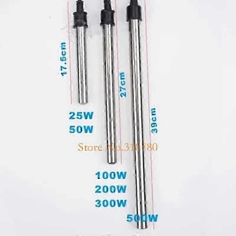 300W 200W 100W διευθετήσιμος αυτόματος θερμοσίφωνας δεξαμενών ψαριών ανοξείδωτου θερμαντήρας ανοξείδωτου