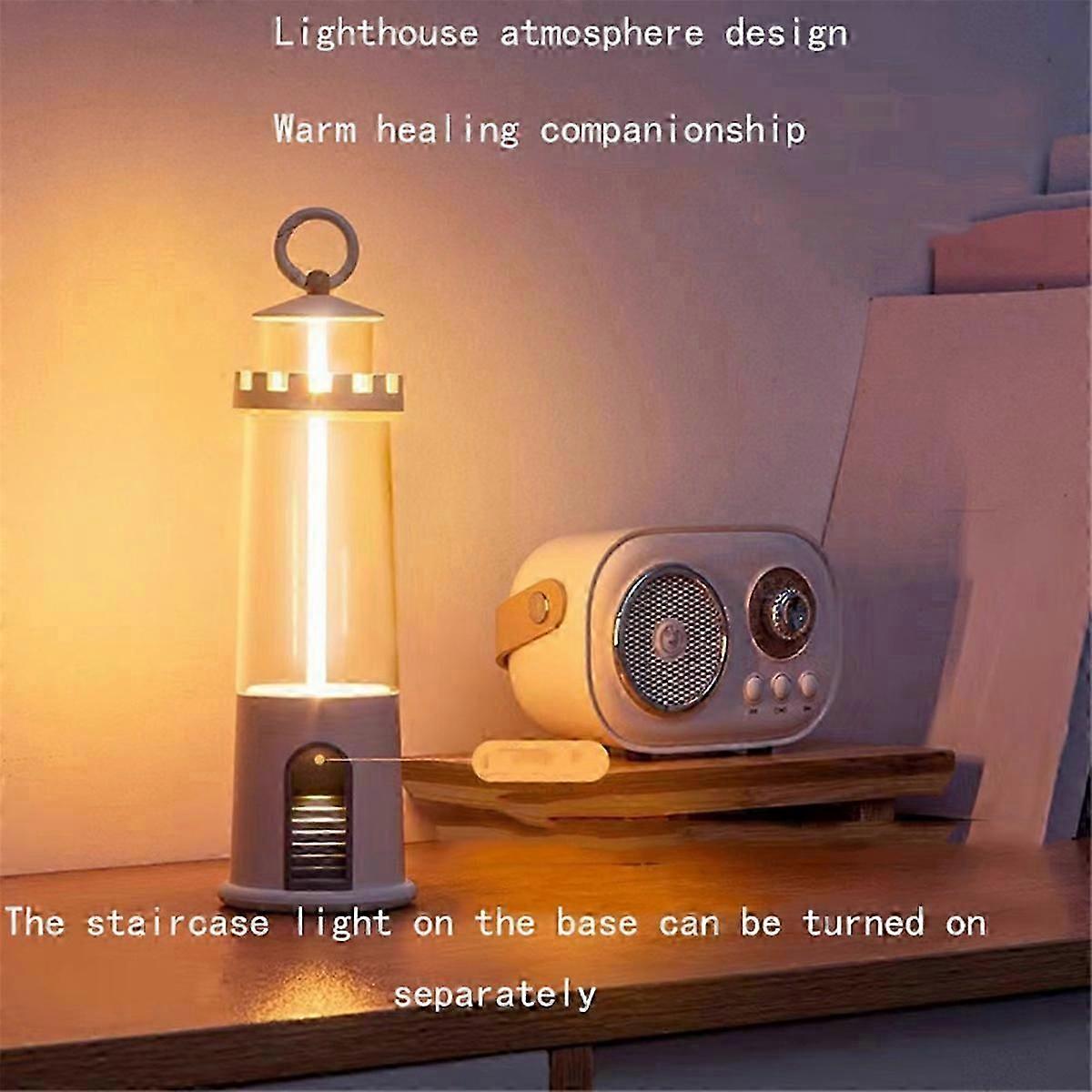 three layer lighthouse camping light maglev atmosphere light