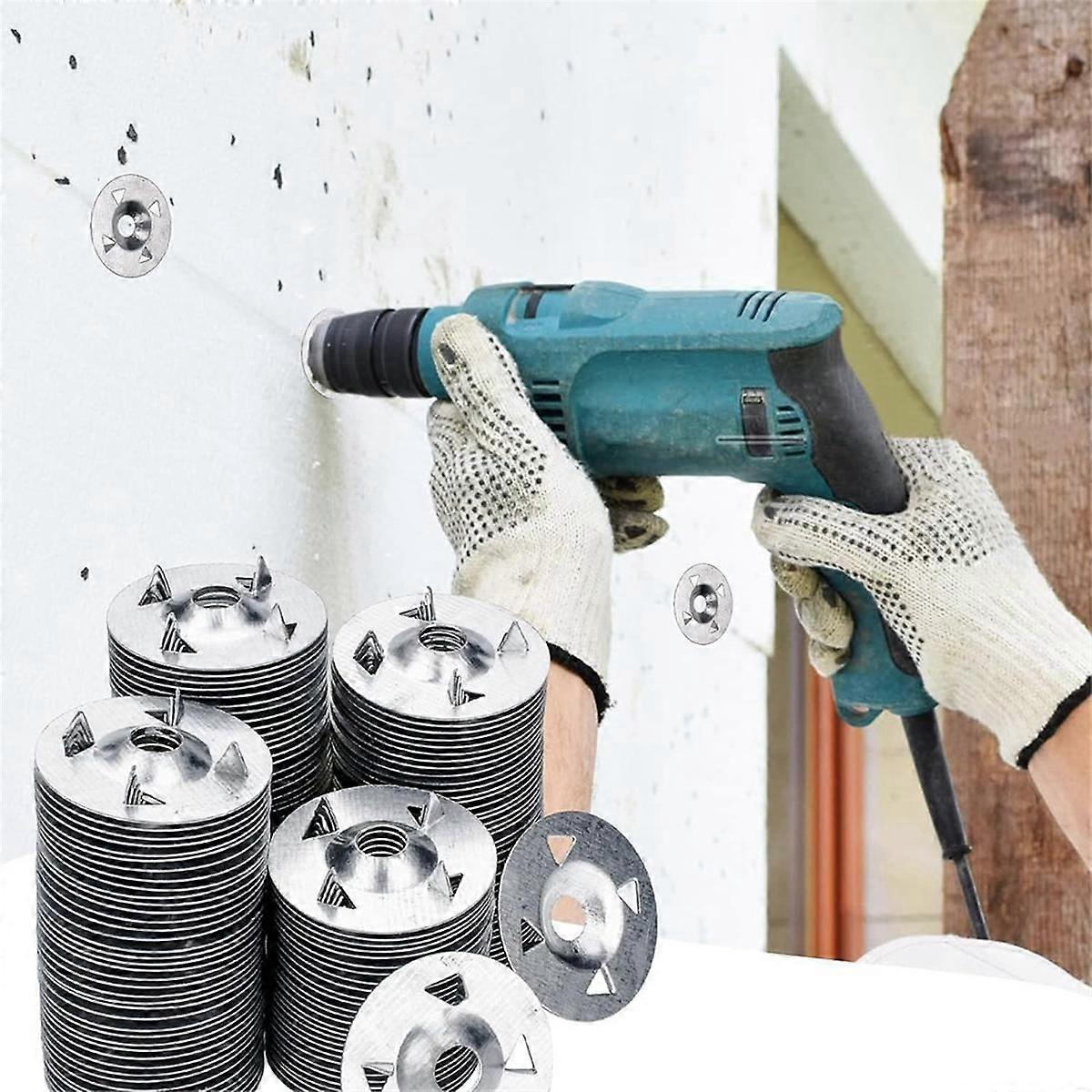 300Pcs Foam Board Fasteners Washers for Installation of Foam Board Panels Foam Board Screws and Was