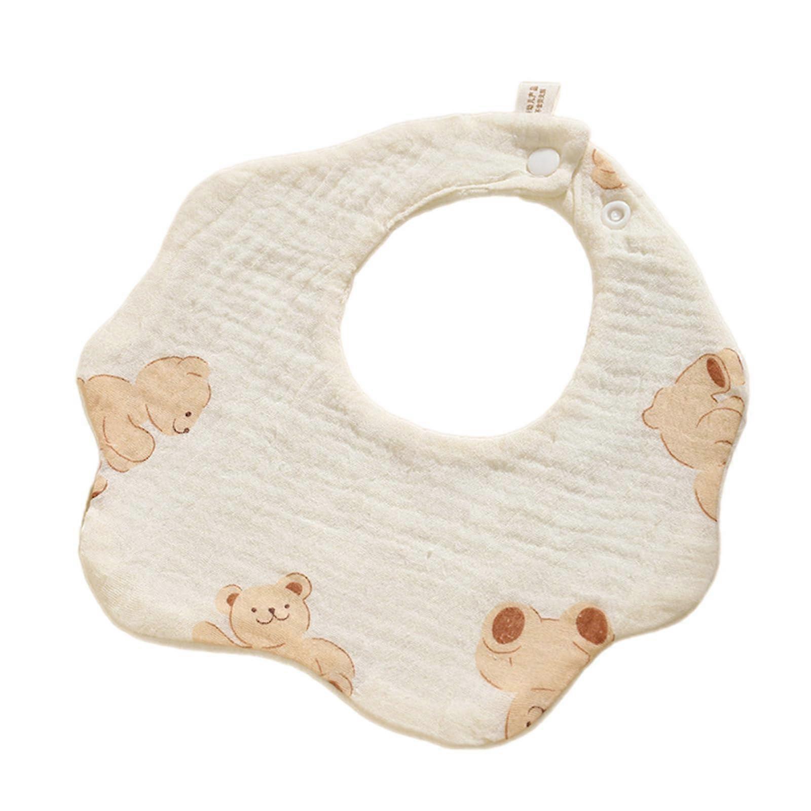Burp Cloths Breathable Absorbent Cotton Bibs For Newborns Patterned Baby Bibs