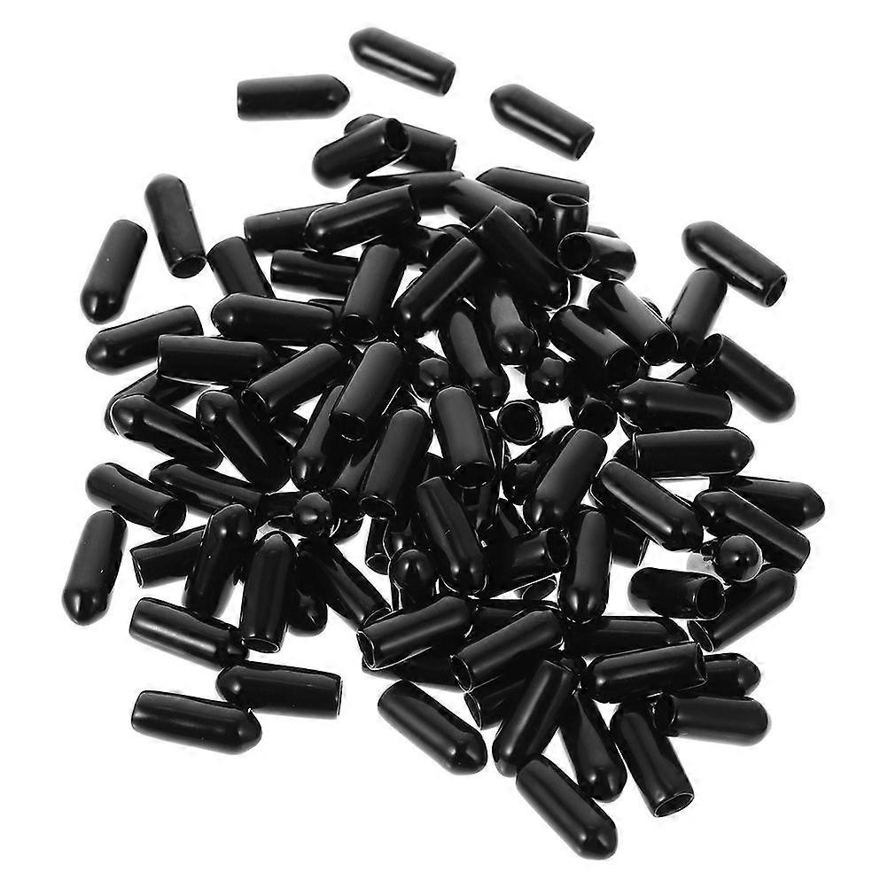 100pcs Hodebånd Sluttstykker Erstatning Hårbånd Slutt Gummi Caps