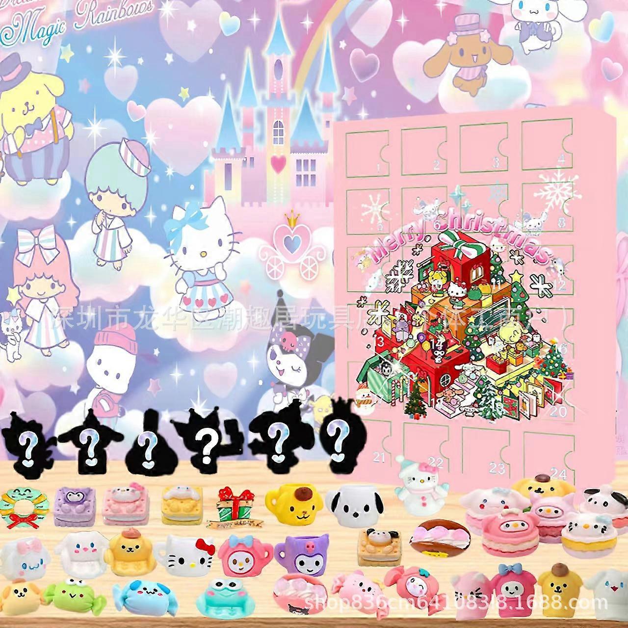 Christmas blind box countdown gift box Christmas countdown calendar gift box blind box 24 boxes
