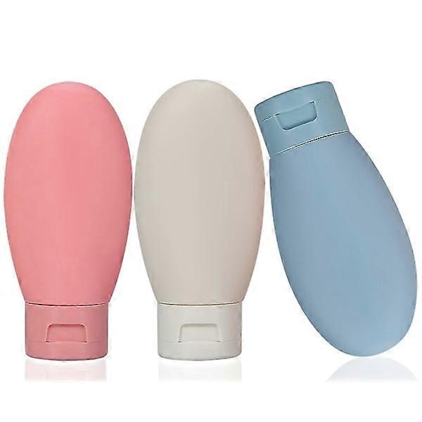 3 pcs Travel Bottles, 60 ml Travel Bottles and Containers, Small Mini Empty Plastic Bottles