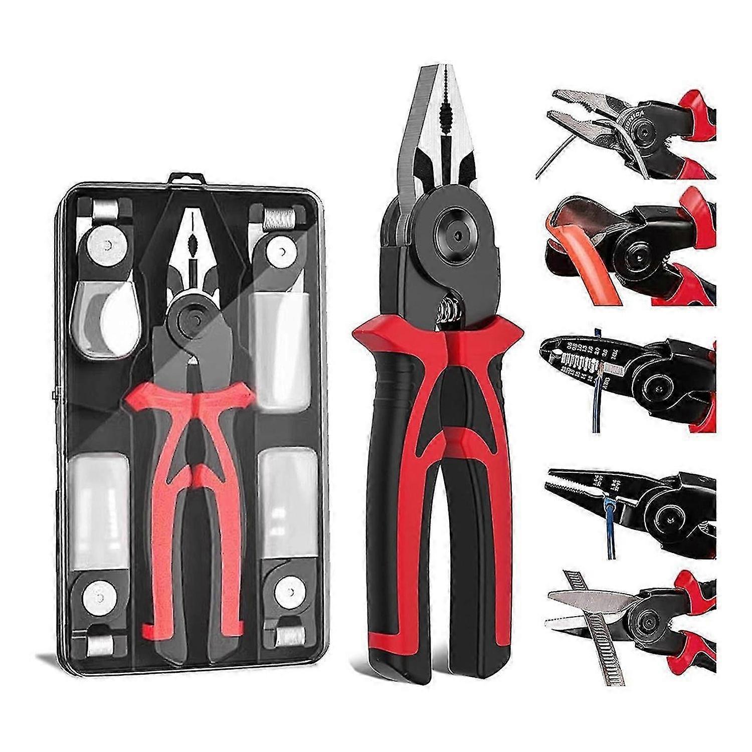 5-In-1 Replaceable Pliers Tool, Multifunctional Tool, Birthday Gift