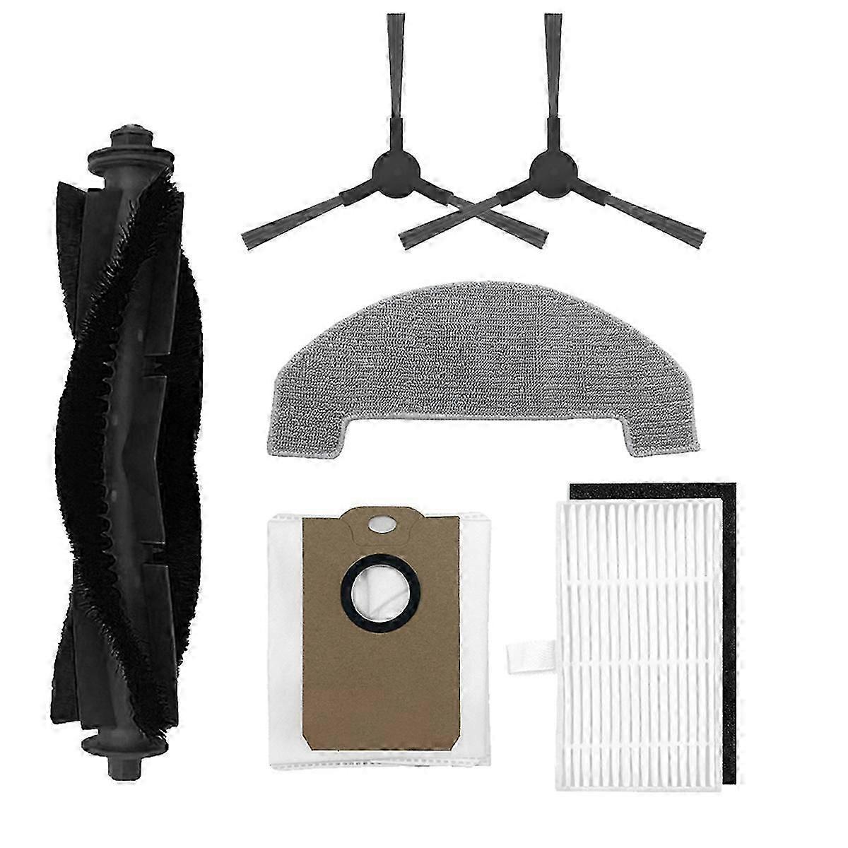 Main Brush Side Brush Dust Bag Mop Cloth Kit for MONSGA MS1 MAX Robot Vacuum Vacuum Cleaner Accesso