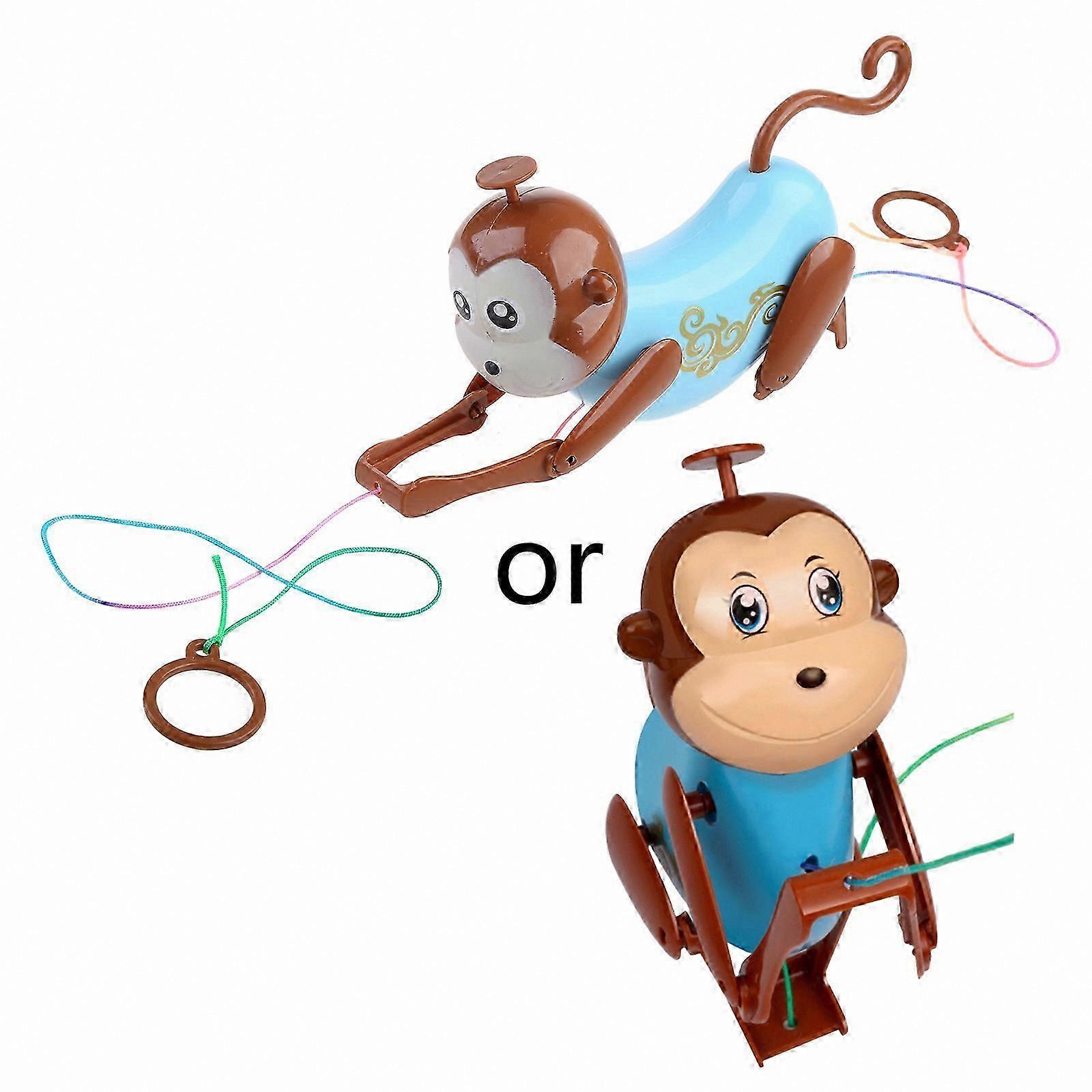 Mini Plastic Monkey Climbing Rope Toy for Kids Entertainment