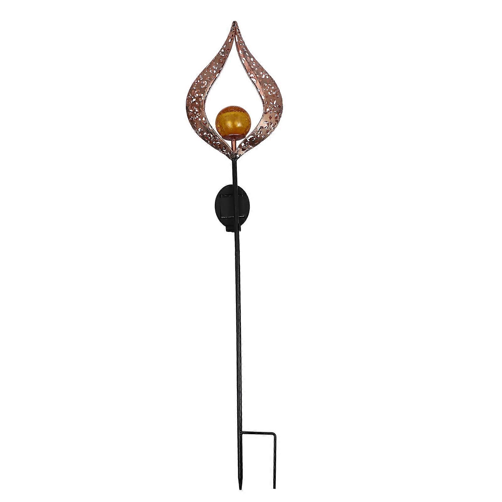 Creative Solar Flame Lawn Light LED Lamp for Outdoor Use 1Pcs