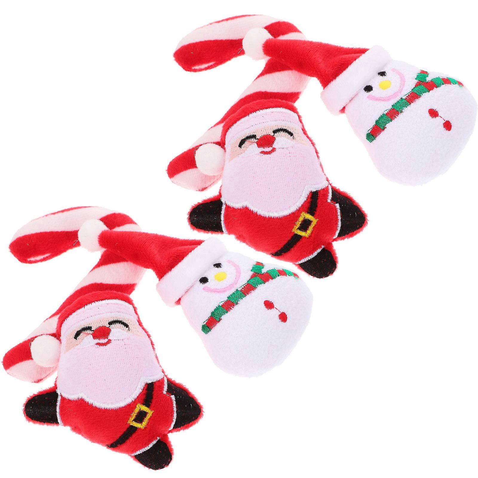 Christmas Catnip Toy Plush Cat Teasing Toy for Pets 12Pcs