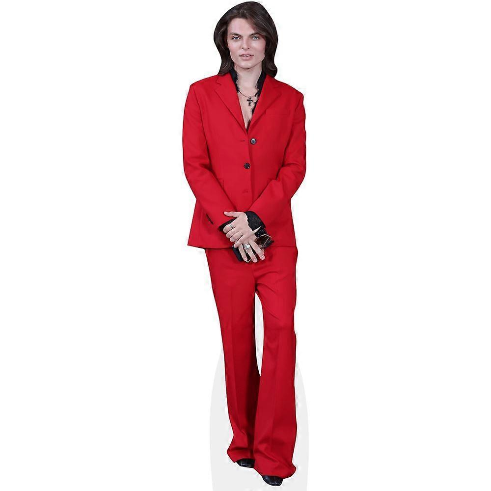 Damian Hurley (Red Suit) Cardboard Cutout (lifesize OR mini size). Standee. Stand Up.
