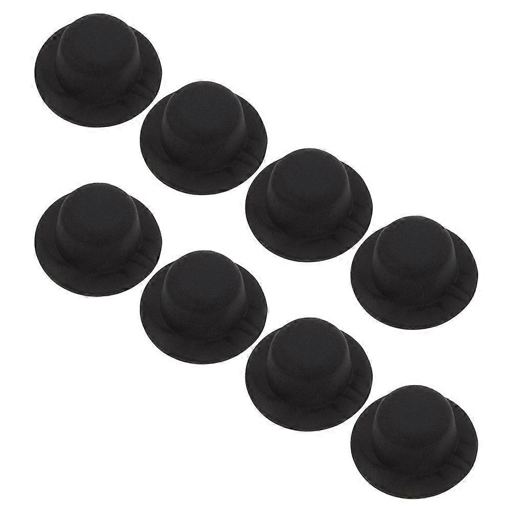 Mini Hat for Decoration 8Pcs Doll Caps for Crafting Use