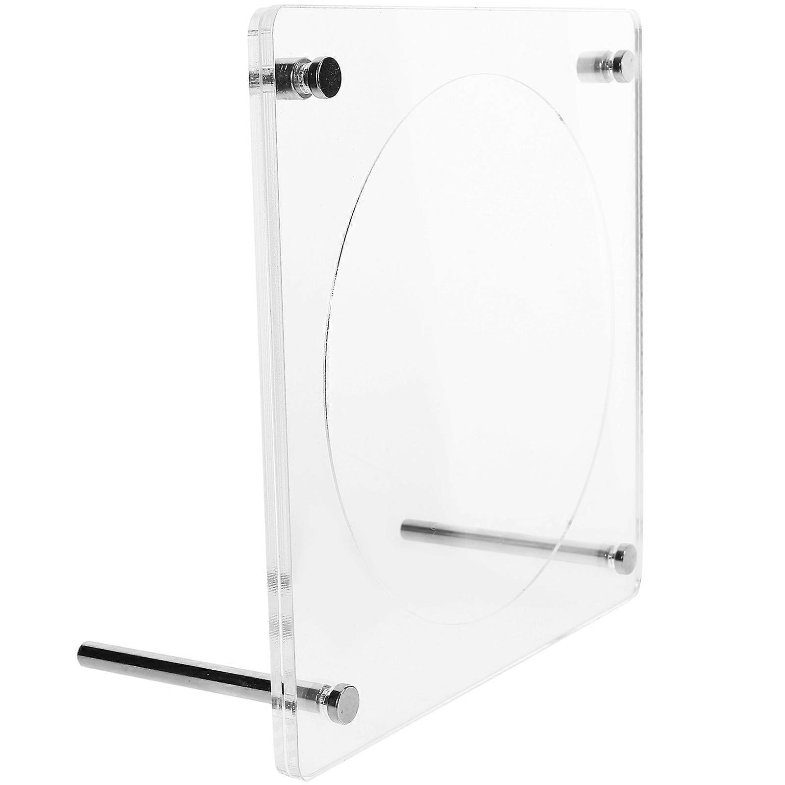 Transparent Acrylic Cd Stand Rack for Storage Use with 5Pcs Display Racks