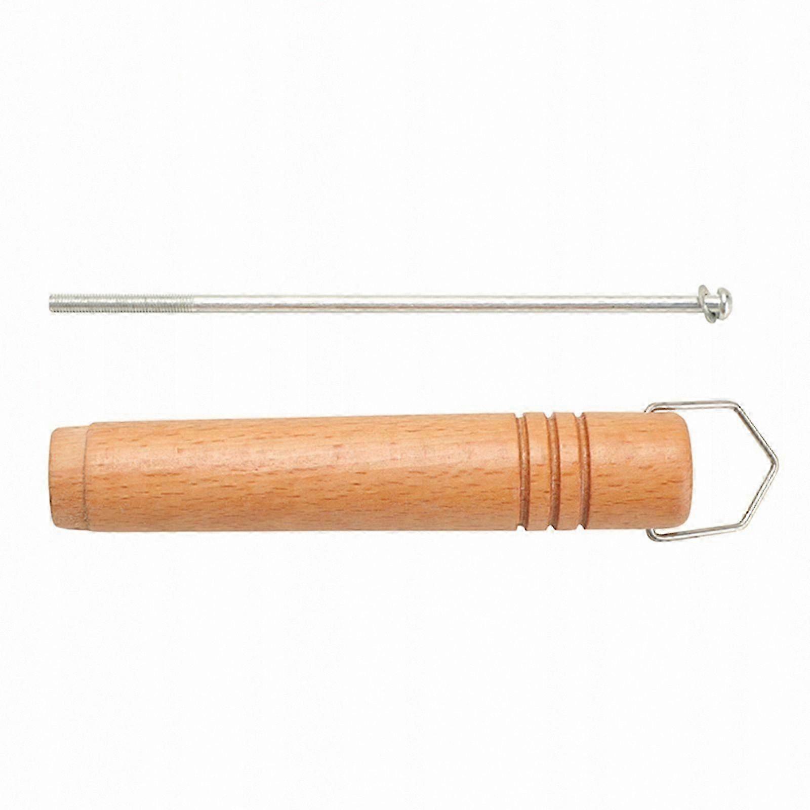 Replacement Wooden Handle with Screw for Skillet and Frying Pan