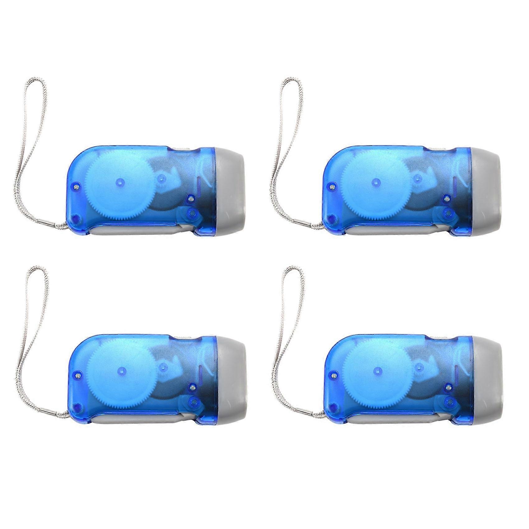Dynamo Flashlight HandCrank LED Lantern For Emergency Home Use SelfCharging Torch Lamp