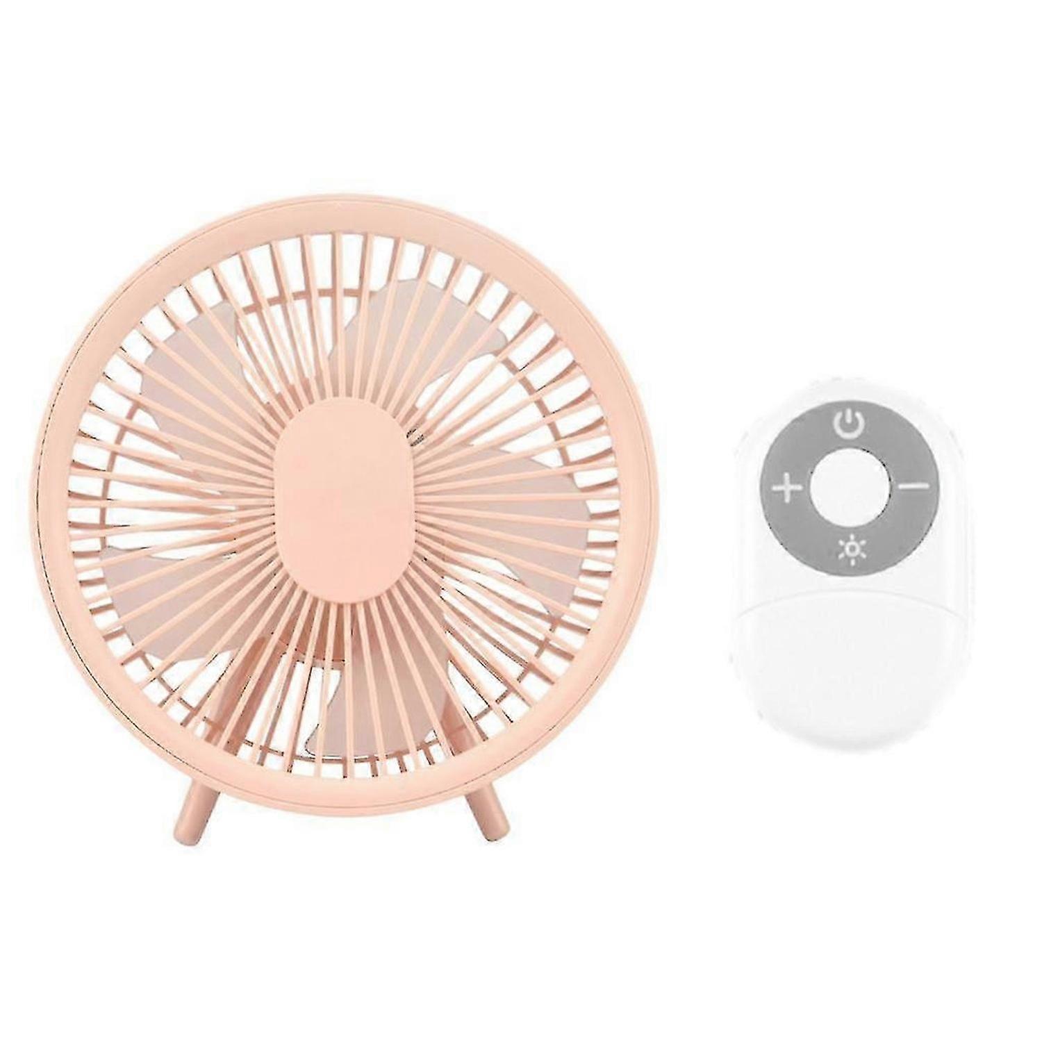 Portable Desk Fan Usb Rechargeable With Led Lights Small Desk Fan Mini Fan