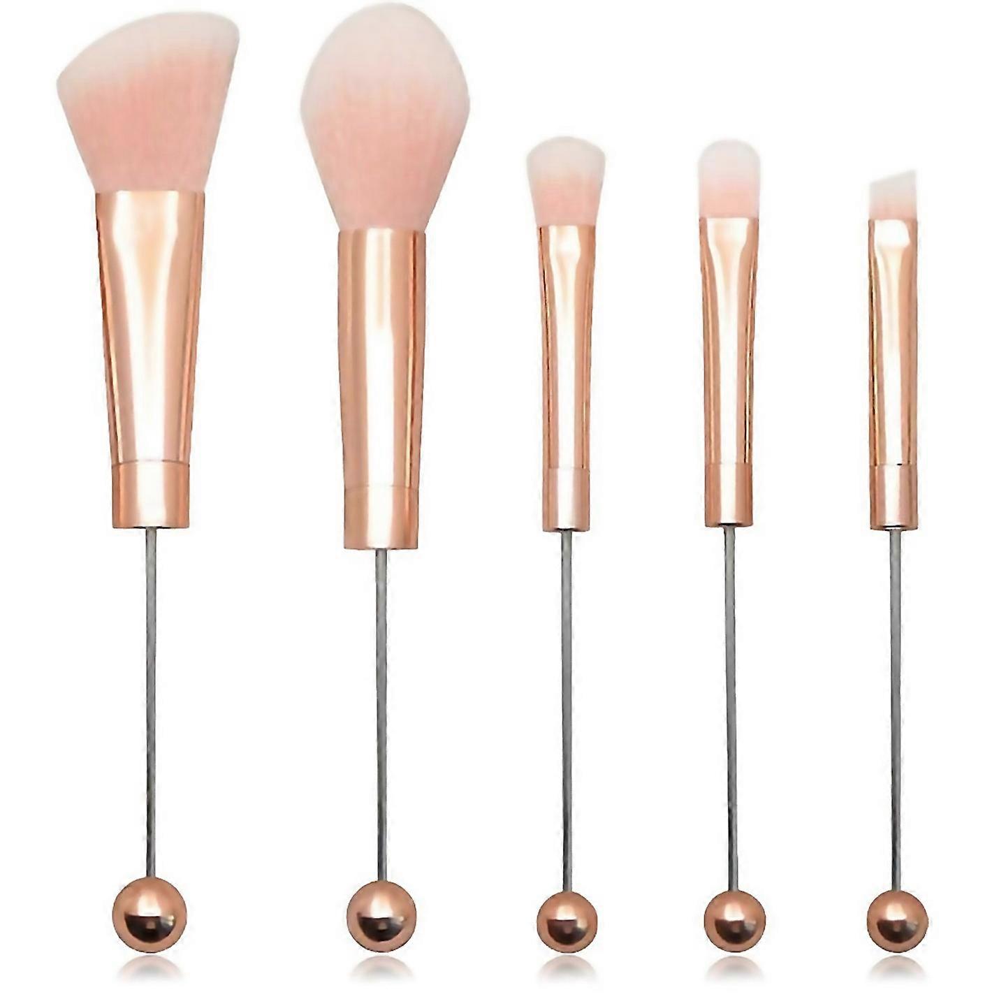 For 5pcs Makeup Brushes Diy Makeup Brushes Beaded Brushes Kit For