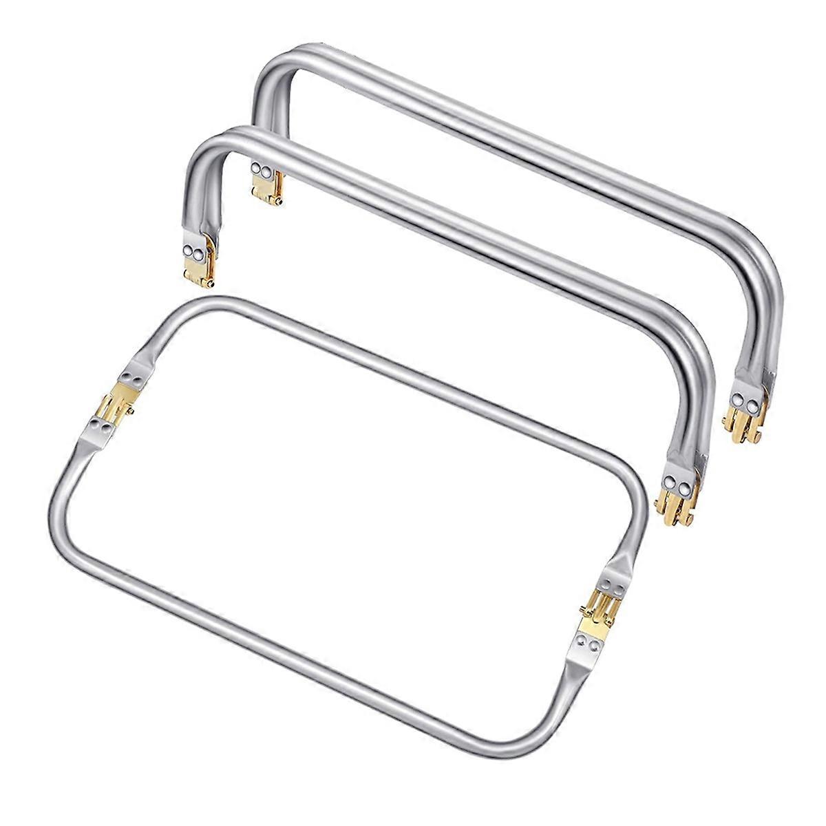 12 Inch Purse Frame Rectangle Lock Kiss Lock Clasp Bag Frame 4PCS