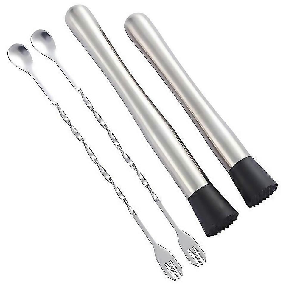 For Cocktail Muddler With 2 Mixing Spoon For Making Delicious Mojitos