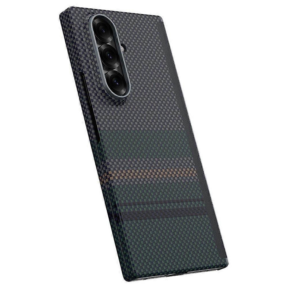 BENKS Compatible For Samsung Galaxy Z Fold7 5G Case Kevlar Aramid Fiber Aurora Weave Phone Cover Compatible with MagSafe