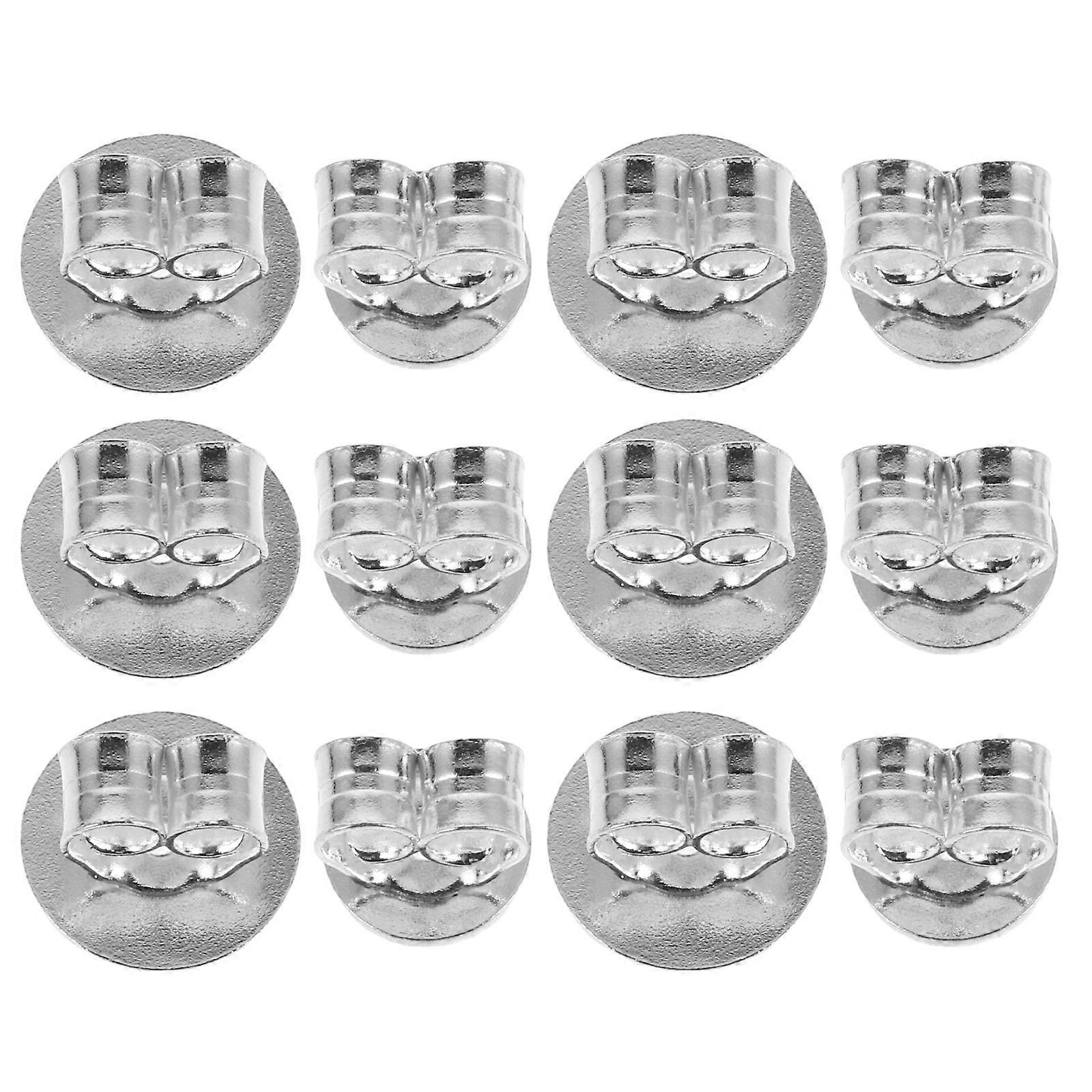Secure Sterling Silver Earring Backs for Studs with 30Pairs for Women