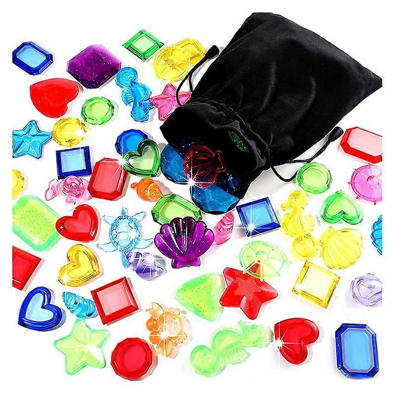 52Pieces Diving Gems Pool Toys