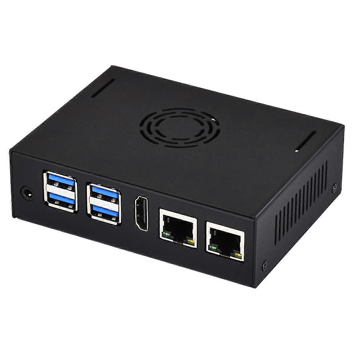 Metal Case for VisionFive2 Board (Board NOT Included), with Cooling Fan, Mini-Computer Case, Case On