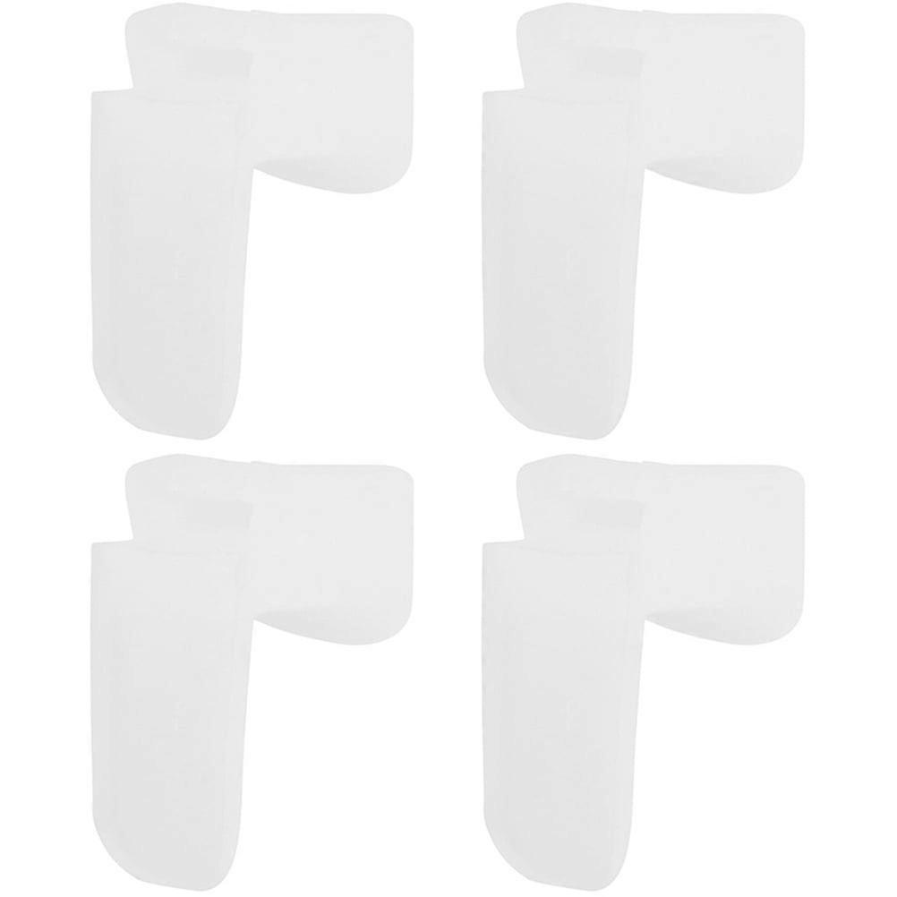 4 Pcs Clarinet Round Color Long Handle Thumb Pad (black) *4pcs Support Accessory Finger for Rest Cushion Rests Silicone