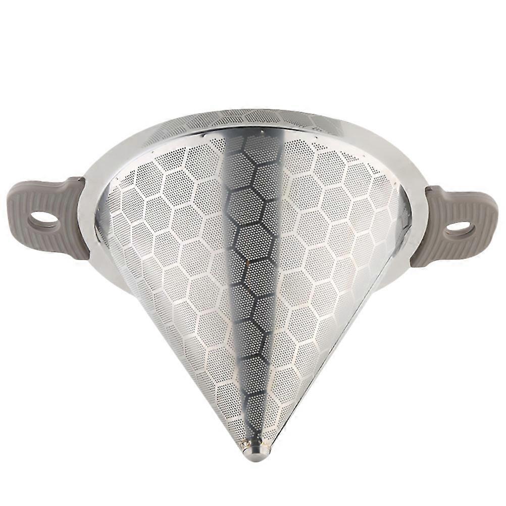 Tea Funnel Filter Stainless Steel for Tea Brewing Single Fine Filter Net