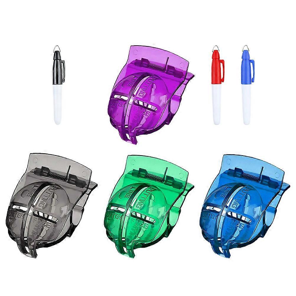 Golfs Ball Alignment Tool Marker for Outdoor Use 7Pcs Set Kit