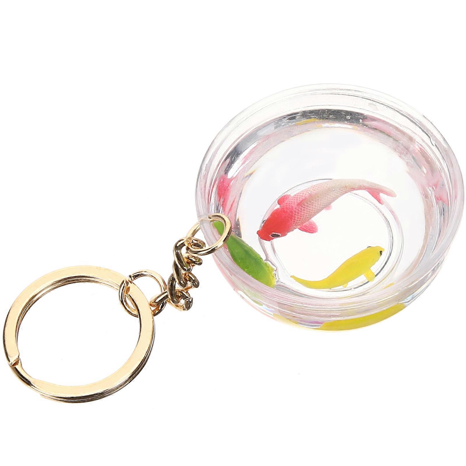 Goldfish Key Ring Creative Bag Hanging Decoration 3Pcs Set