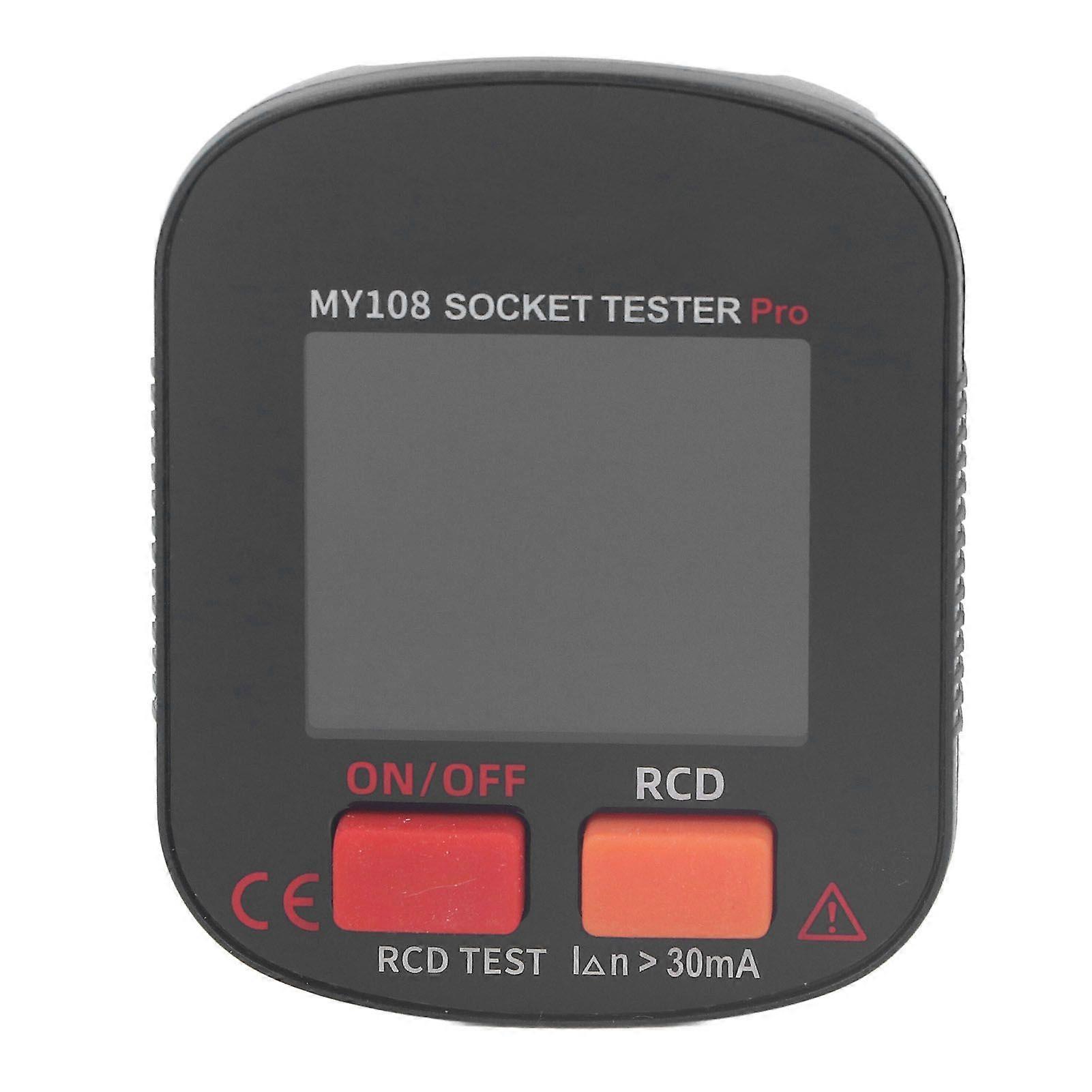 High quality  Multifunctional digital display socket tester electrician ground