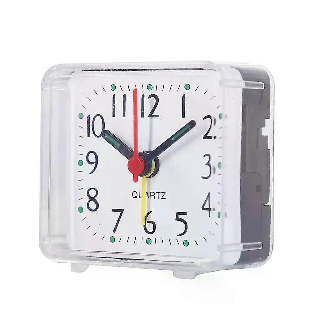 Digital Alarm Clock Bedside Small Alarm Clock Quartz Battery Operated Square Student Bedroom Wake Up With Beeping Sound