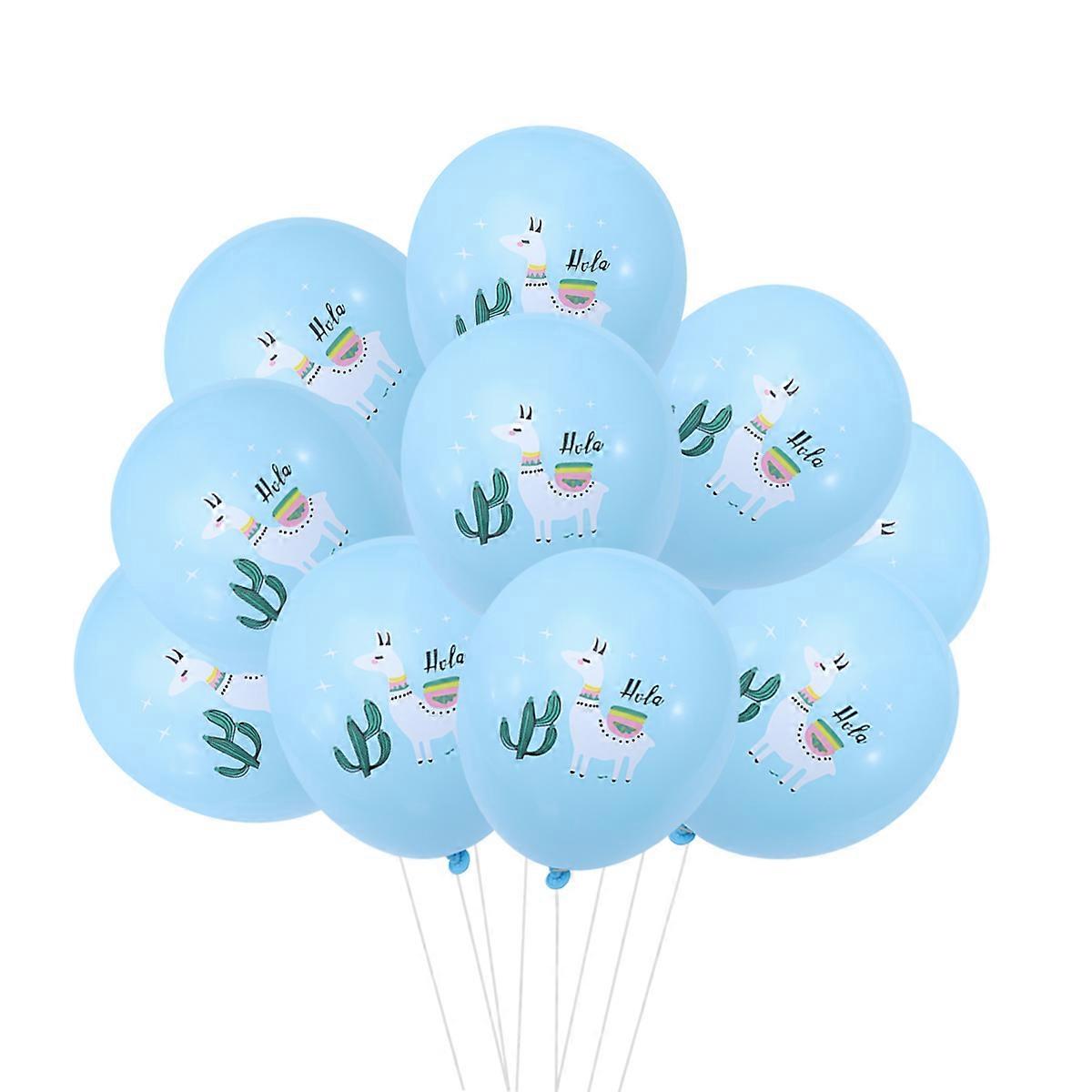 Alpaca Latex Balloons Party Printed Balloons for Party Decorating 40Pcs