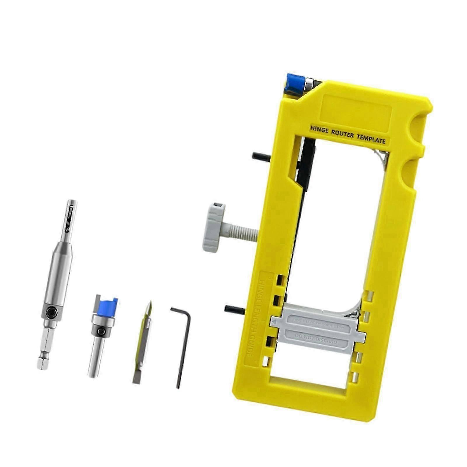 Door Hinge Jig Stable Easy to Use for 3" to 5" Length Hinge Installation Kit