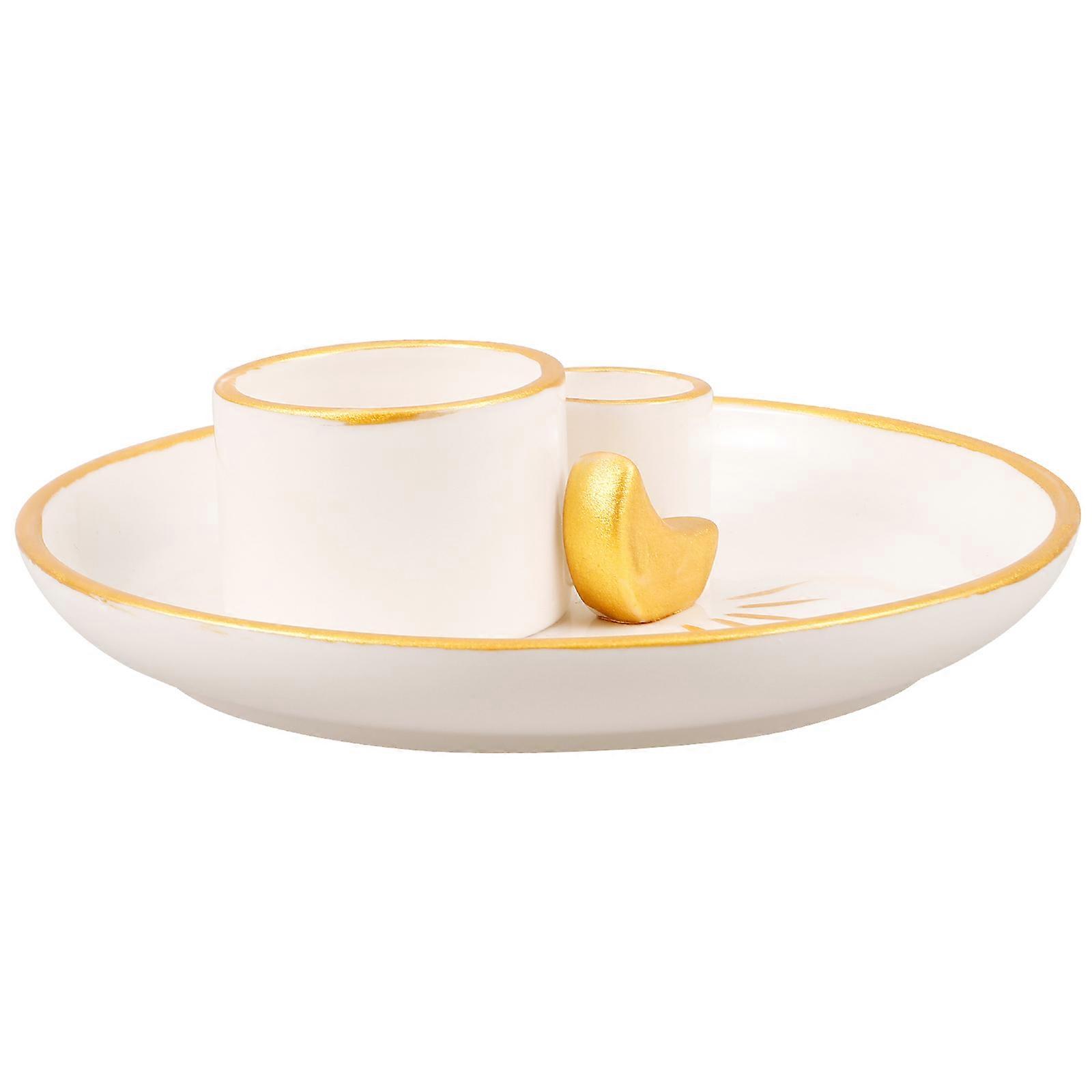 Aromatherapy Burning Sticks Burner Ceramic Incense Holder for Home 3Pcs