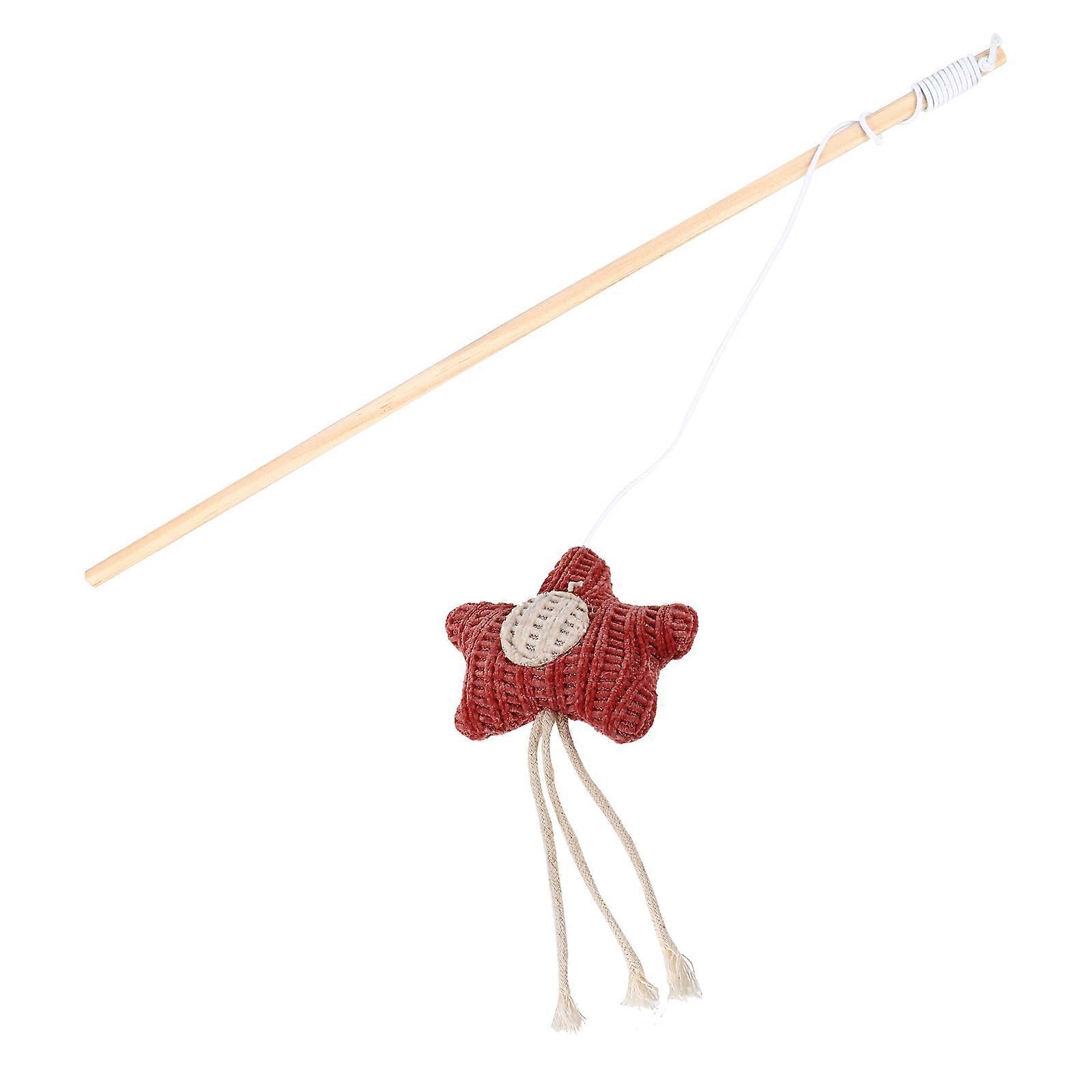 Cat Teaser Wand for Indoor Cat Fun Play 3Pcs Kitten Toy Set