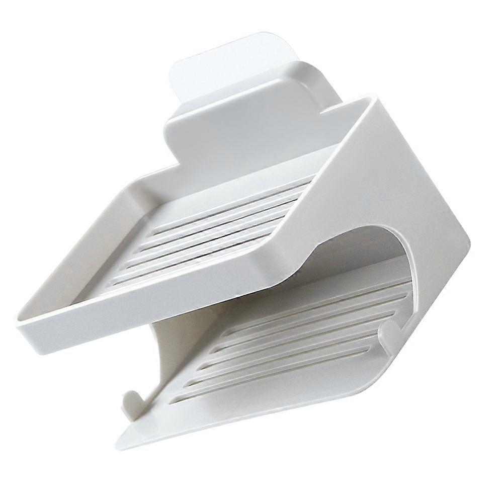 Double Layer Soap Dish Holder for Bathroom 2Pcs Punch Free Organizer