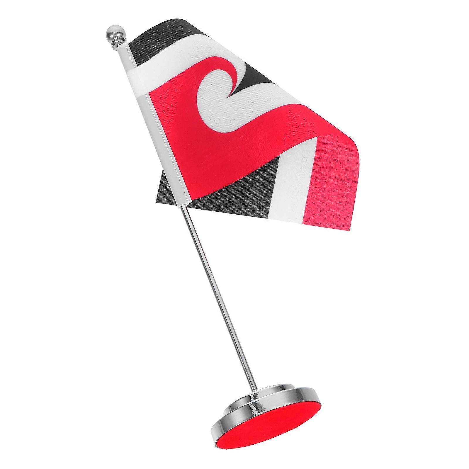 Mini Desk Flag with Polyester Material for Table Decor 5Pcs Set