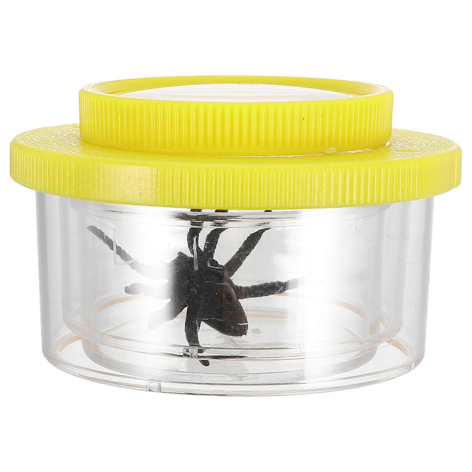 Outdoors Explorer Kit Insect Container Cage for 2Pcs Yellow Bugs Collection Box