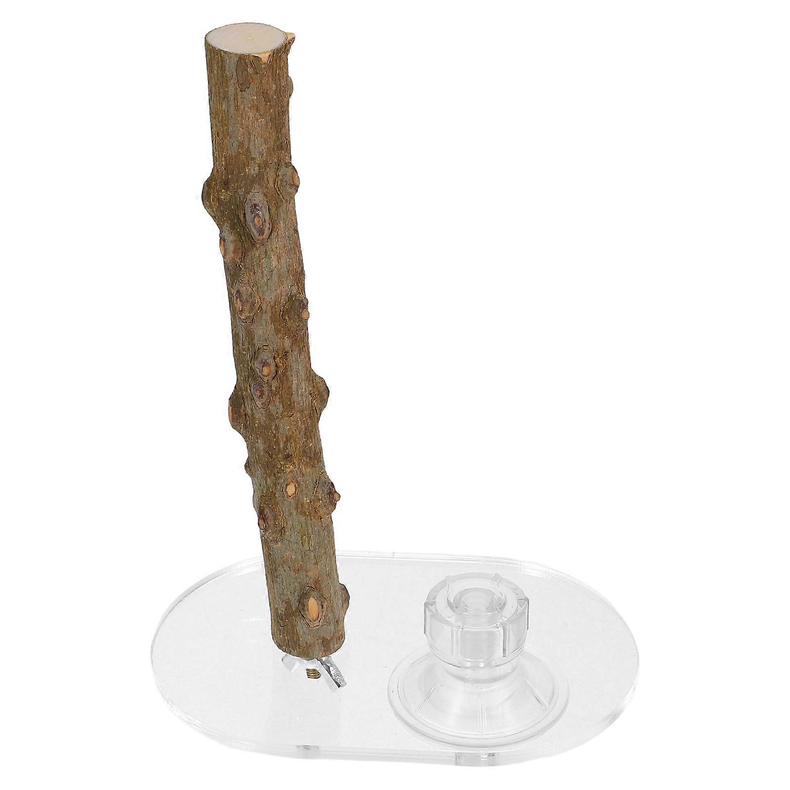 Bird Perch Stand Platform for Parrots with Suction Cup 3Pcs