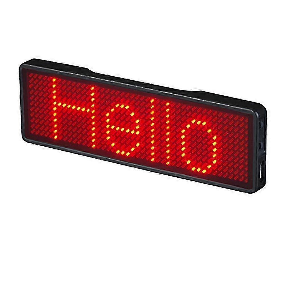 LED håndholdt underteksttavle oppladbart 8 programmoduser byttbart møteutstilling hendelsesskilt
