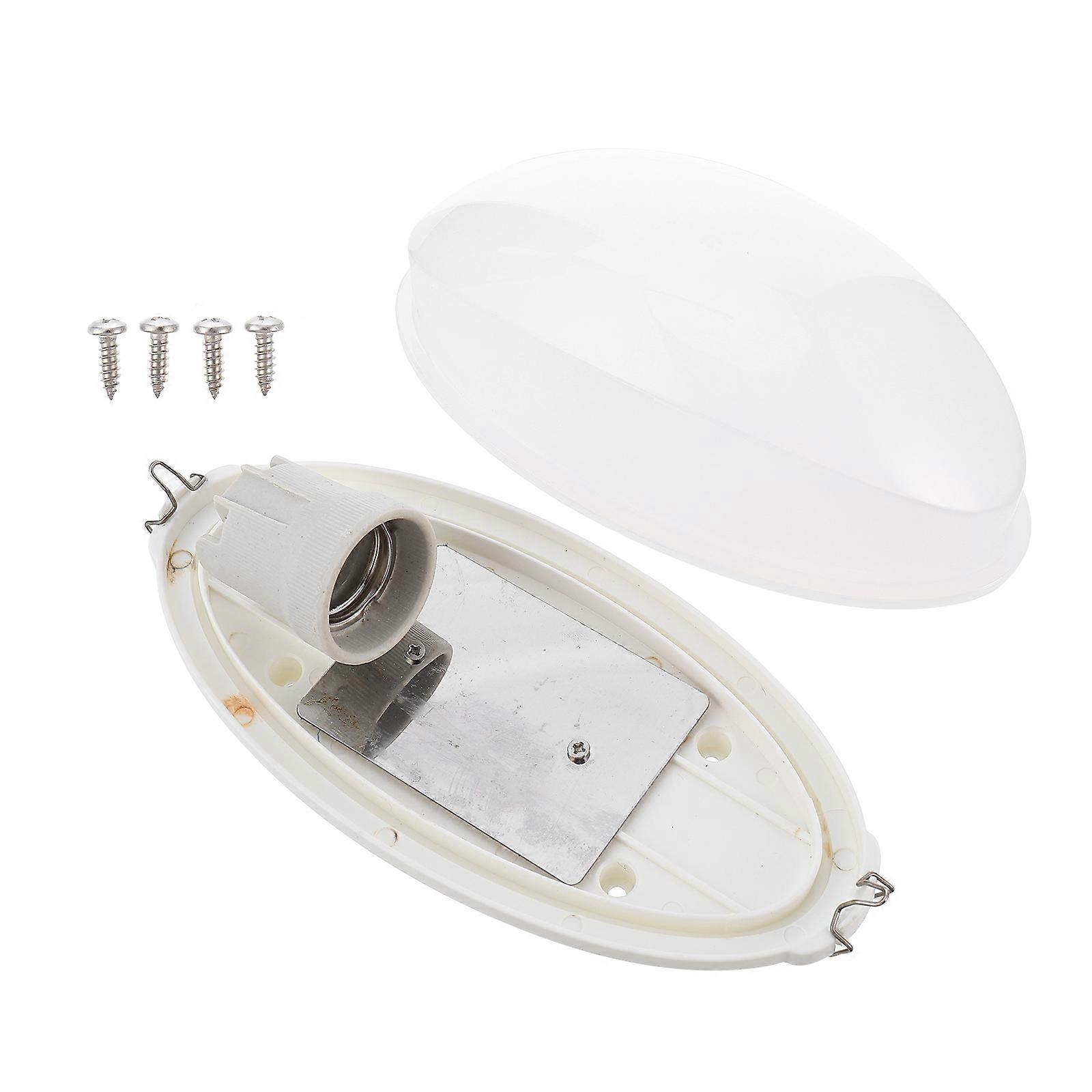 Sauna Lamp Explosion-Proof Light for Sauna Room 4Pcs White Plastic