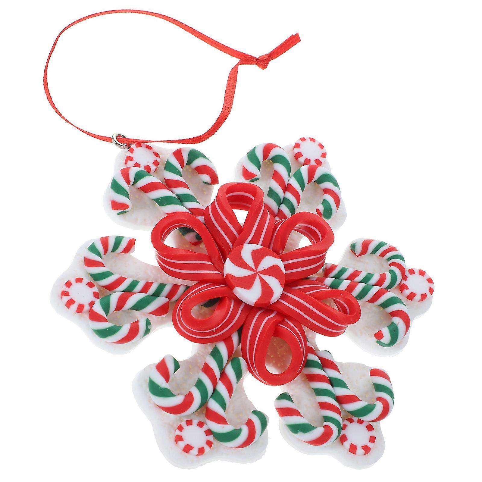 Multi Resin Snowflake Hanging Decoration For Window New Year Holiday 10X10CM 5Pcs