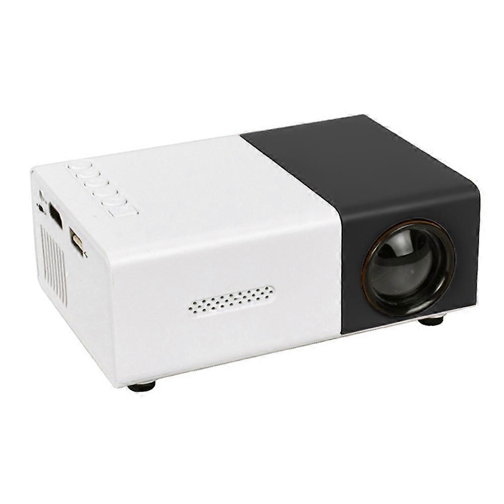 HD 1080P LED Micro Projector 400 Lumen Home Party Meeting Theater Projector HDMI-compatible USB/AV/TF Slots W/ Remote Controller