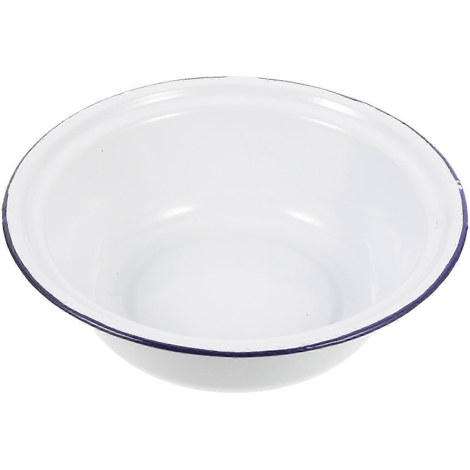 Reliable Large Bowl, Stable Enamel Structure, Enhances Kitchen Efficiency