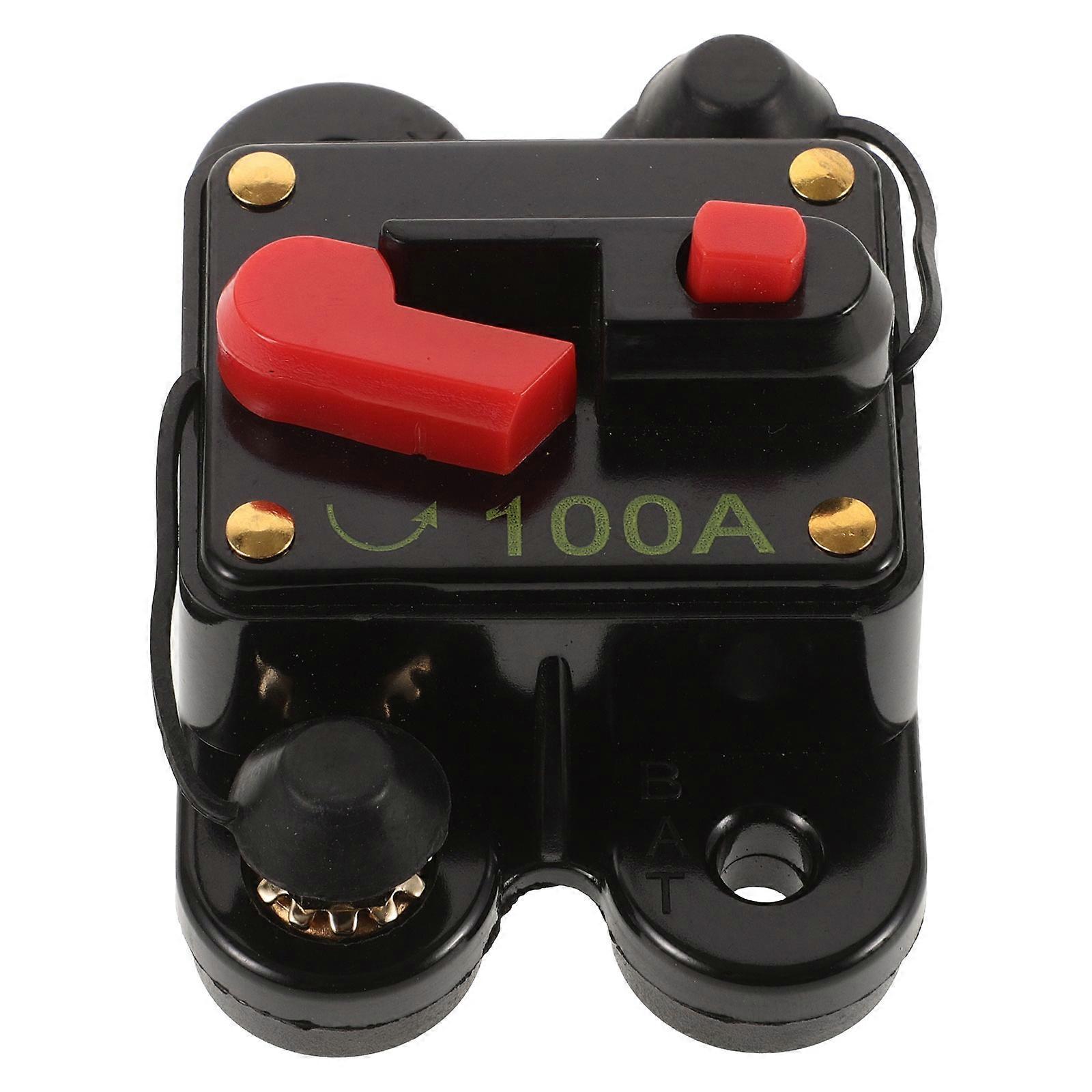 Automotive Circuit Breaker 2Pcs Manual Reset for Efficient Car Use